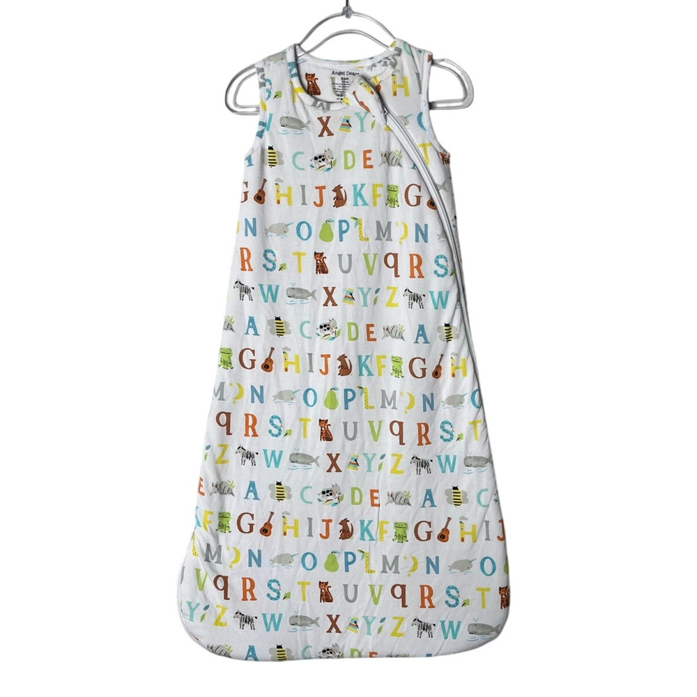 Angel Dear Bamboo Sleep Sack 1.0 TOG Alphabet Animal Print 6-18M